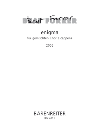 Book cover for Enigma (2006)