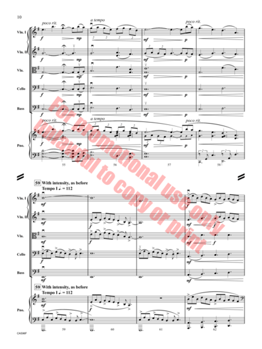 Reels and Reverie String Orchestra scores gallery preview page 11