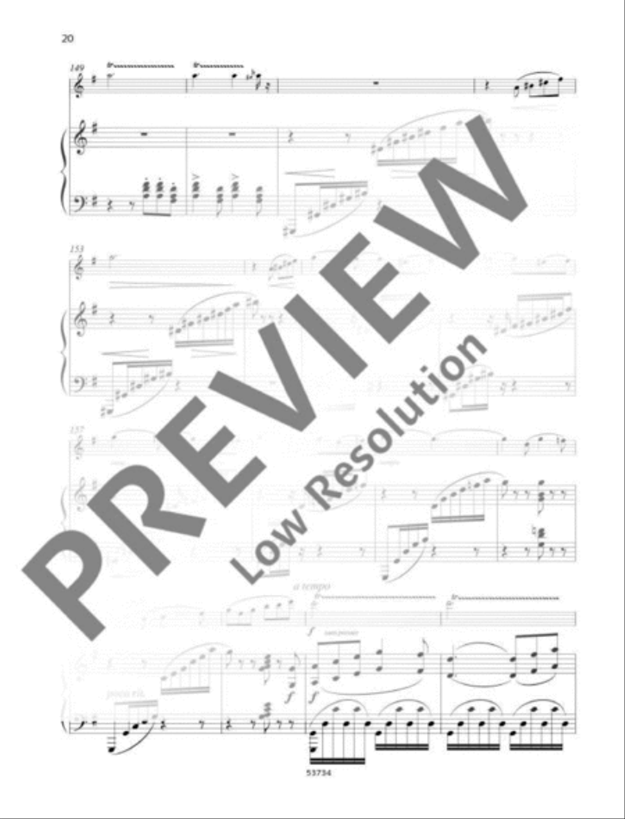 Suite Flute Solo scores gallery preview page 21