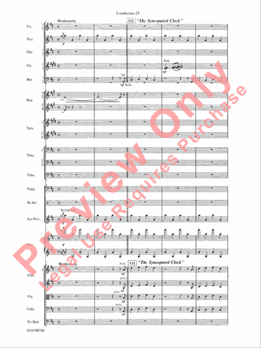 Leroy Anderson Favorites Leroy Anderson Favorites Full Orchestra scores gallery preview page 28