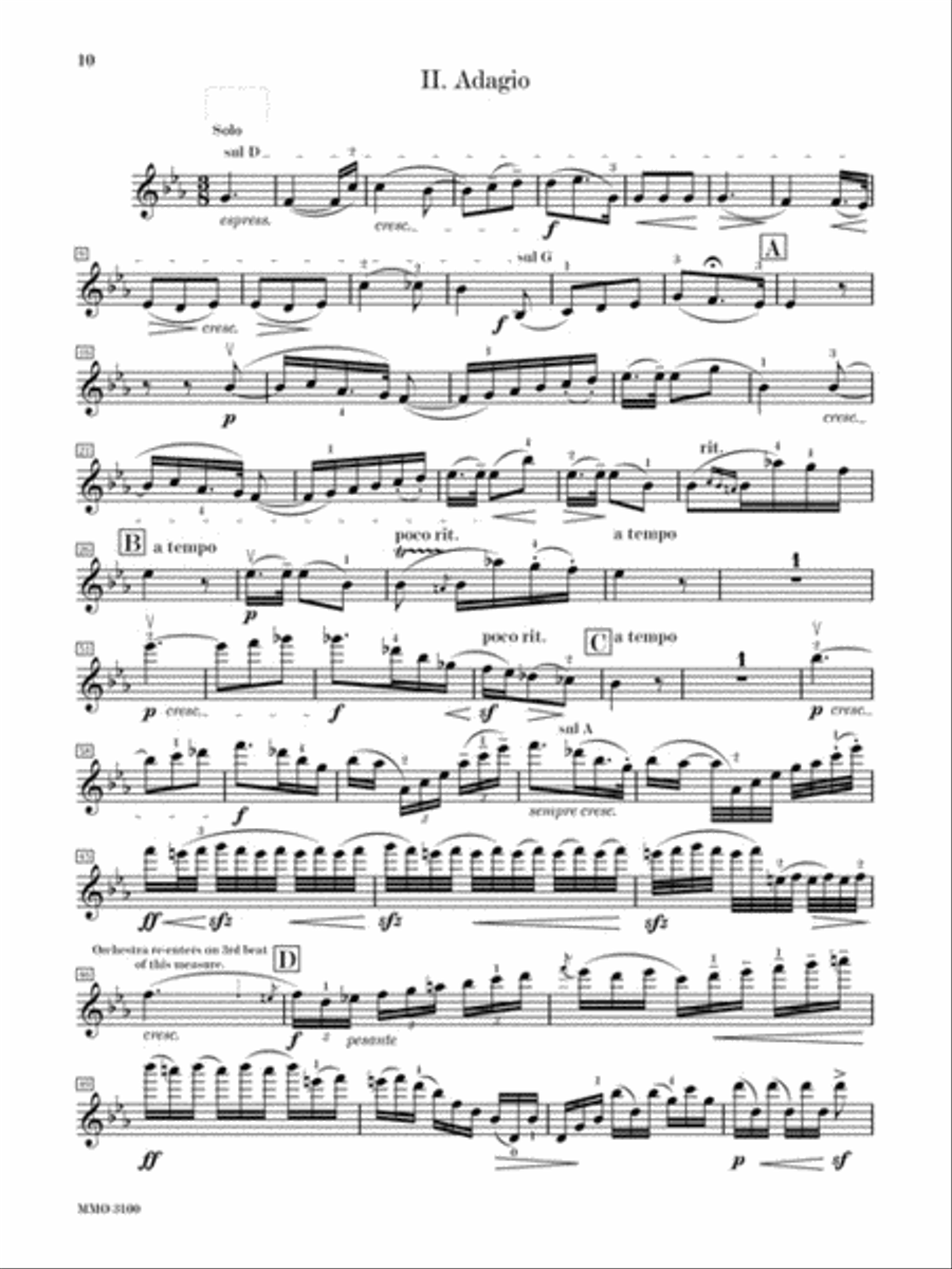 BRUCH Violin Concerto No. 1 in G minor, op. 25 Violin Solo scores gallery preview page 4
