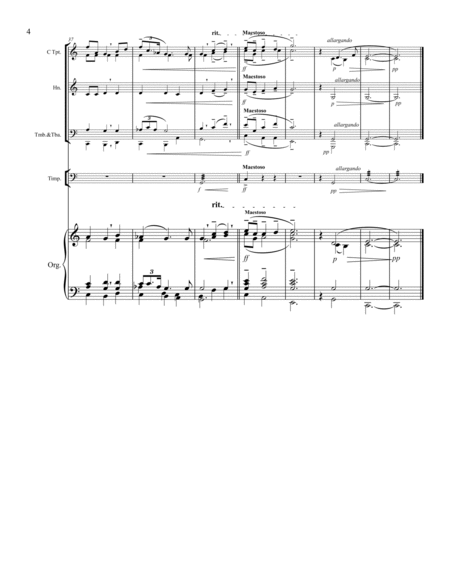 Nimrod from Enigma Variations in C Major for Brass Quintet and Optional Organ and Timpani image number null