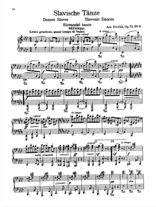 Dvorák: Slavonic Dances, Op. 72