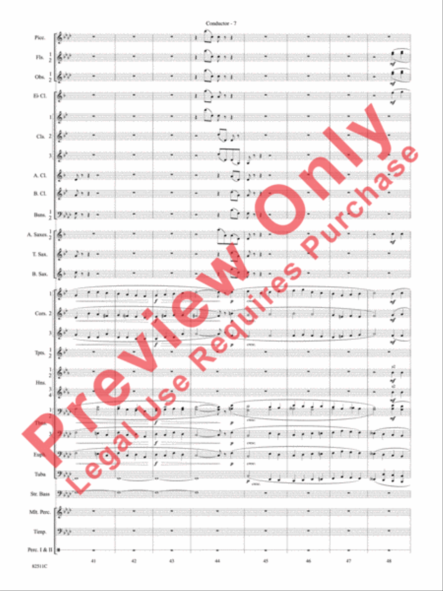 A Christmas Festival Concert Band scores gallery preview page 10