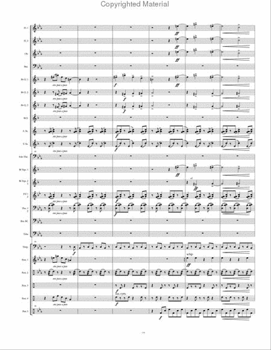 Seminar Concert Band scores gallery preview page 15