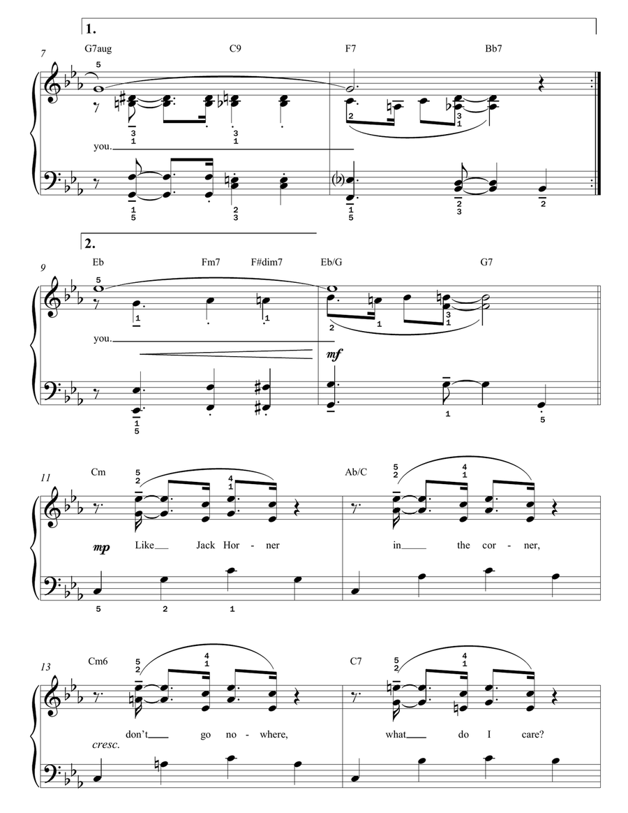 Ain't Misbehavin' Ain't Misbehavin' Easy Piano scores gallery preview page 2