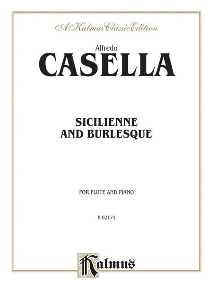 Sicilienne and Burlesque Small Ensemble scores gallery preview page 1