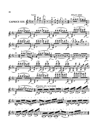 Paganini: Twenty-Four Caprices, Op. 1 No. 19