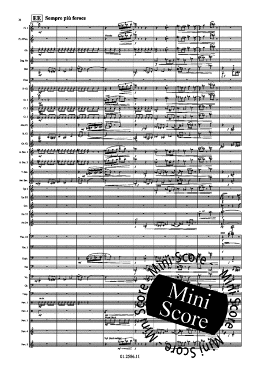 Skies Concert Band scores gallery preview page 44