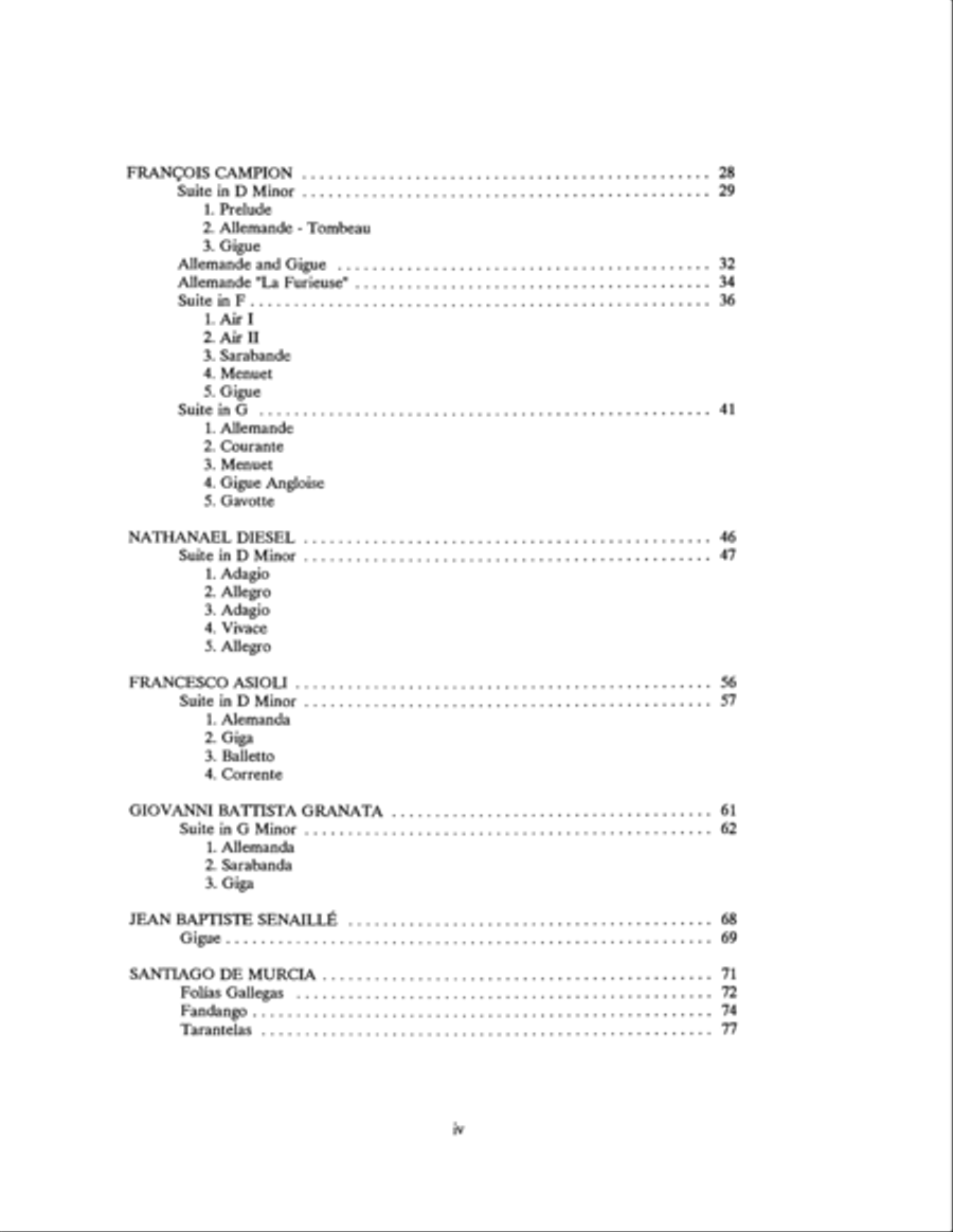 Treasures of the Baroque Volume Two Acoustic Guitar scores gallery preview page 9
