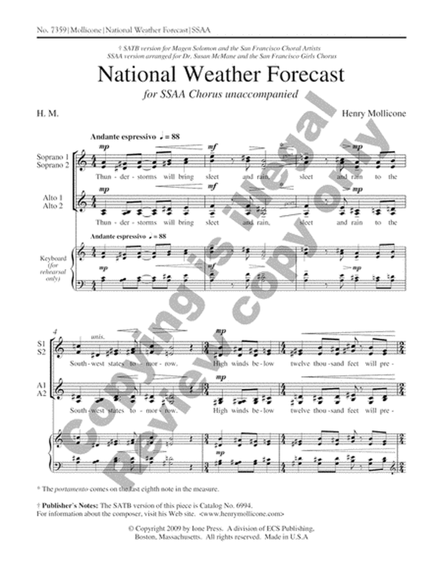 National Weather Forecast