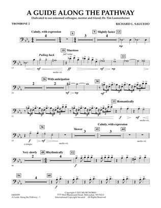 A Guide Along The Pathway - Trombone 2
