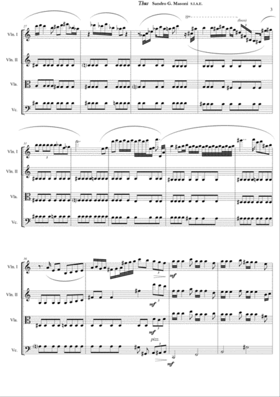 Thus (score) Thus (score) String Quartet scores gallery preview page 3