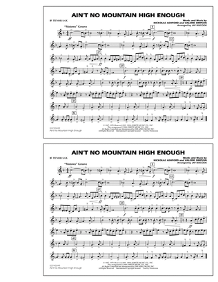 Ain't No Mountain High Enough - Bb Tenor Sax