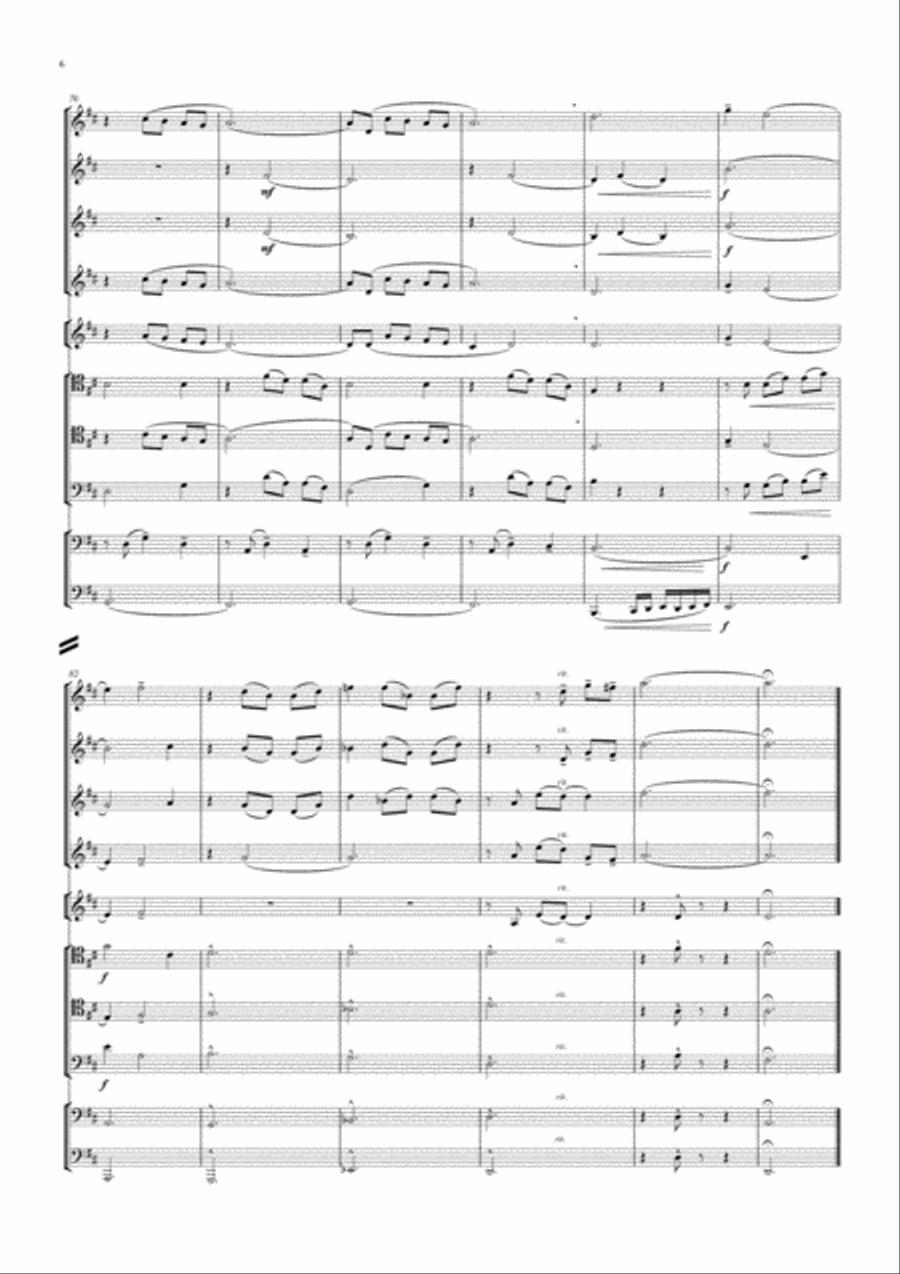 Moon River Brass Ensemble scores gallery preview page 6
