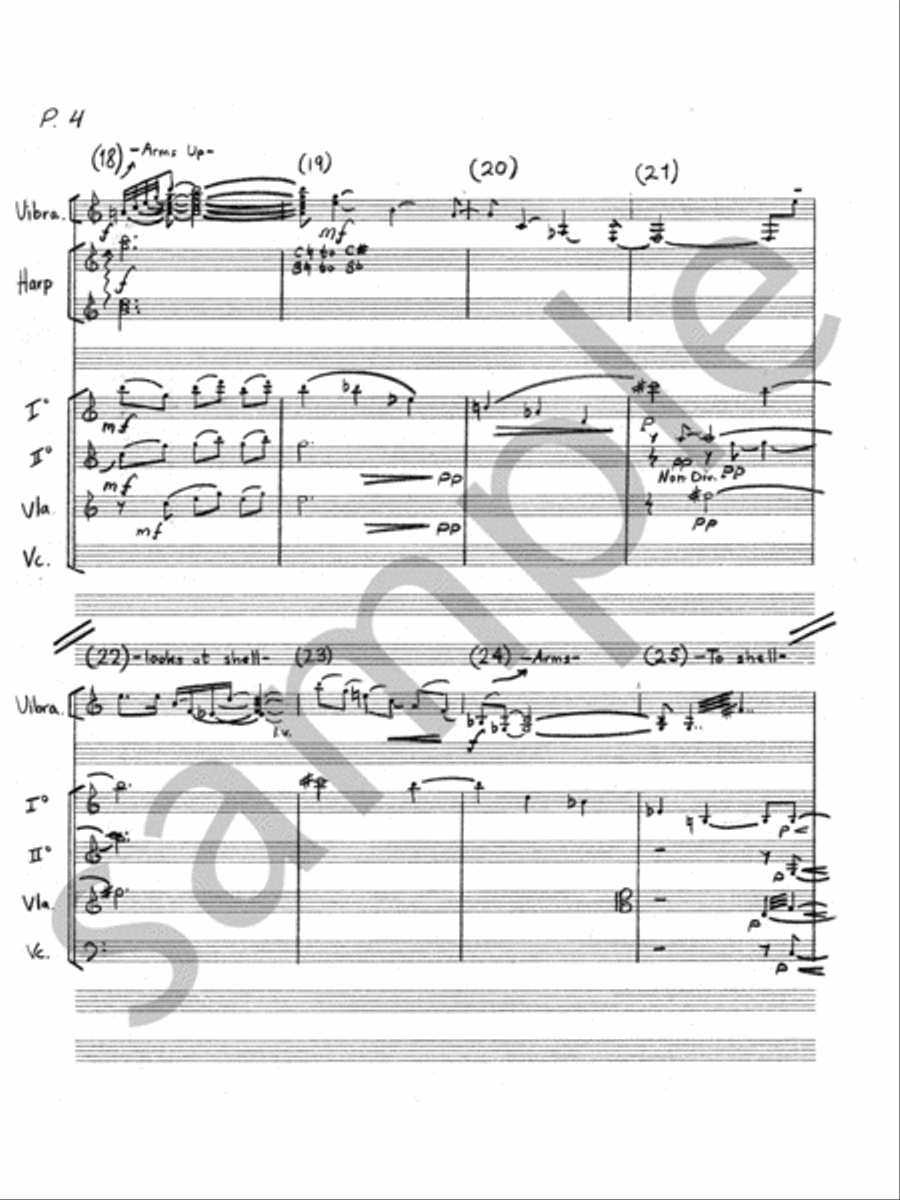 Sea Shadows Sea Shadows Orchestra scores gallery preview page 5