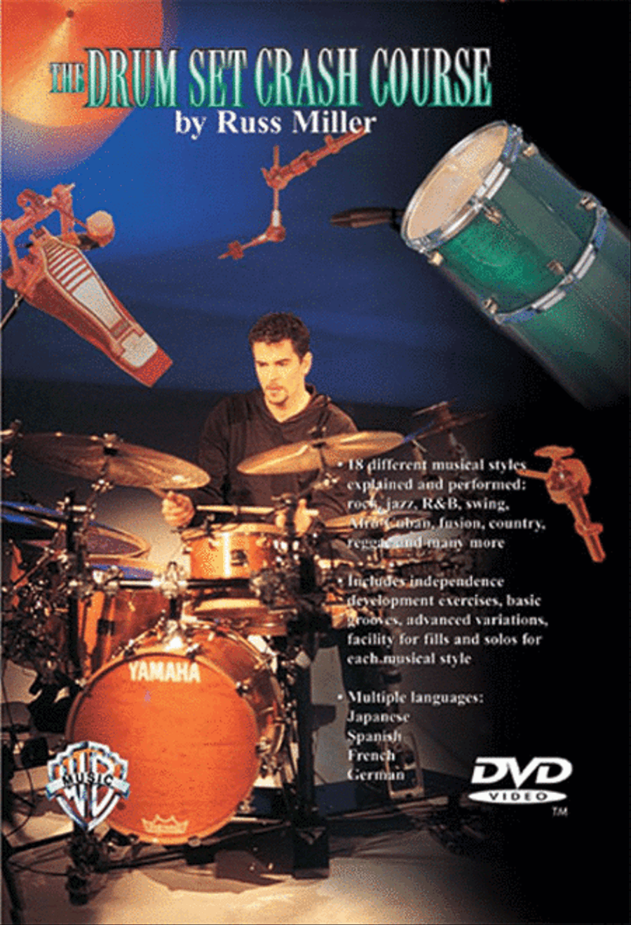 Drumset Crashcourse - DVD by Russ Miller Percussion - Sheet Music
