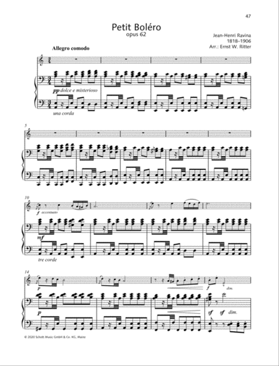 Petit Boléro Violin Solo scores gallery preview page 2