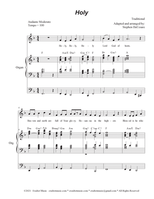 Holy (from "Mass for Our Lenten Journey") (Unison Choir)
