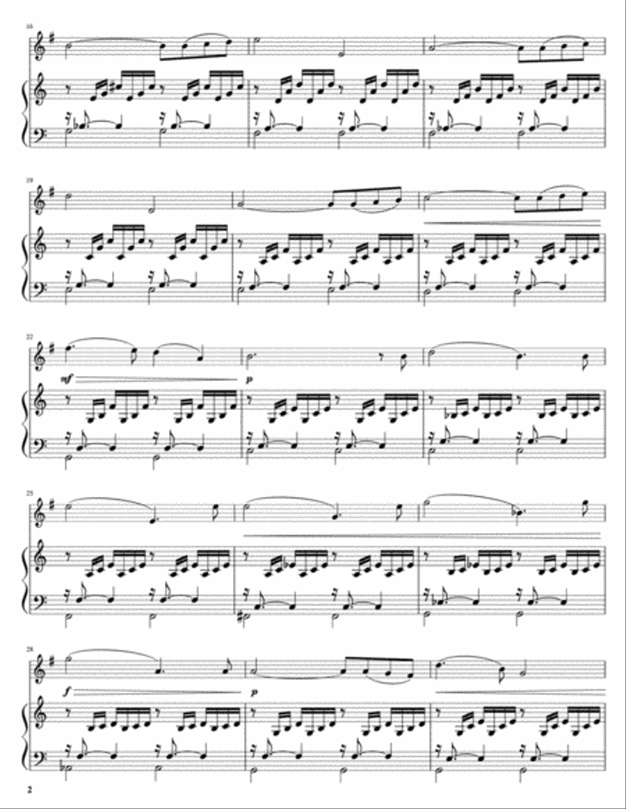 Ave Maria for horn and piano (in C) Horn scores gallery preview page 2