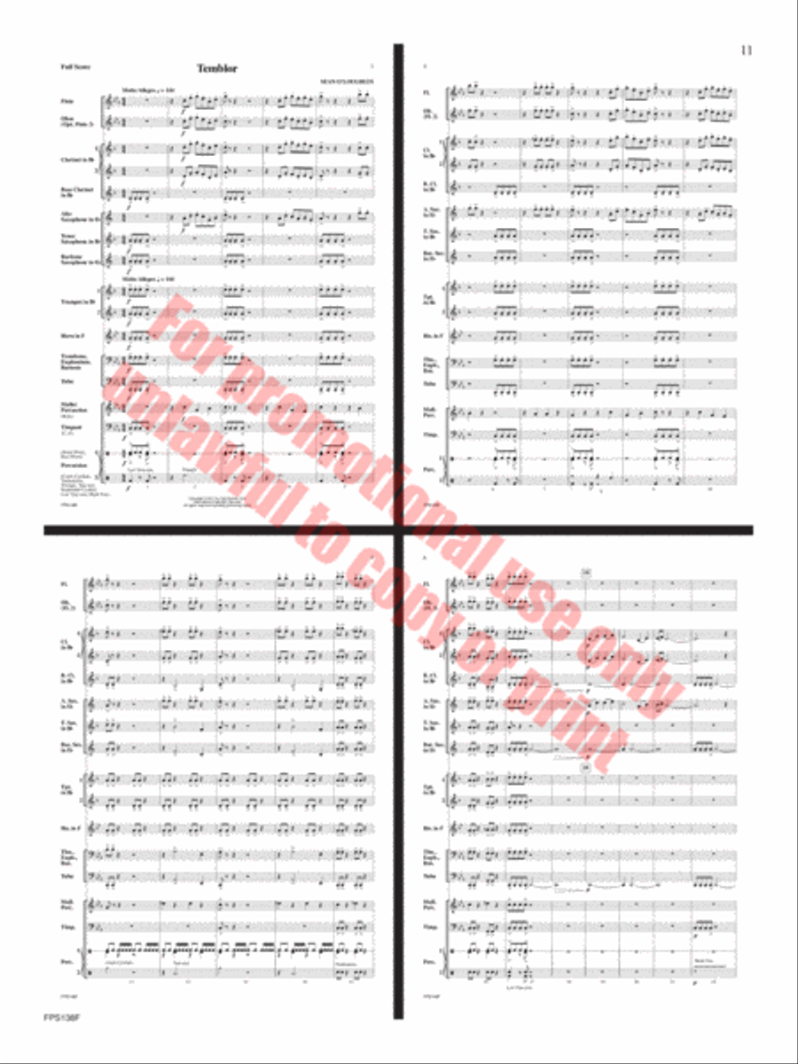 Bicycle Race Bicycle Race Concert Band scores gallery preview page 12