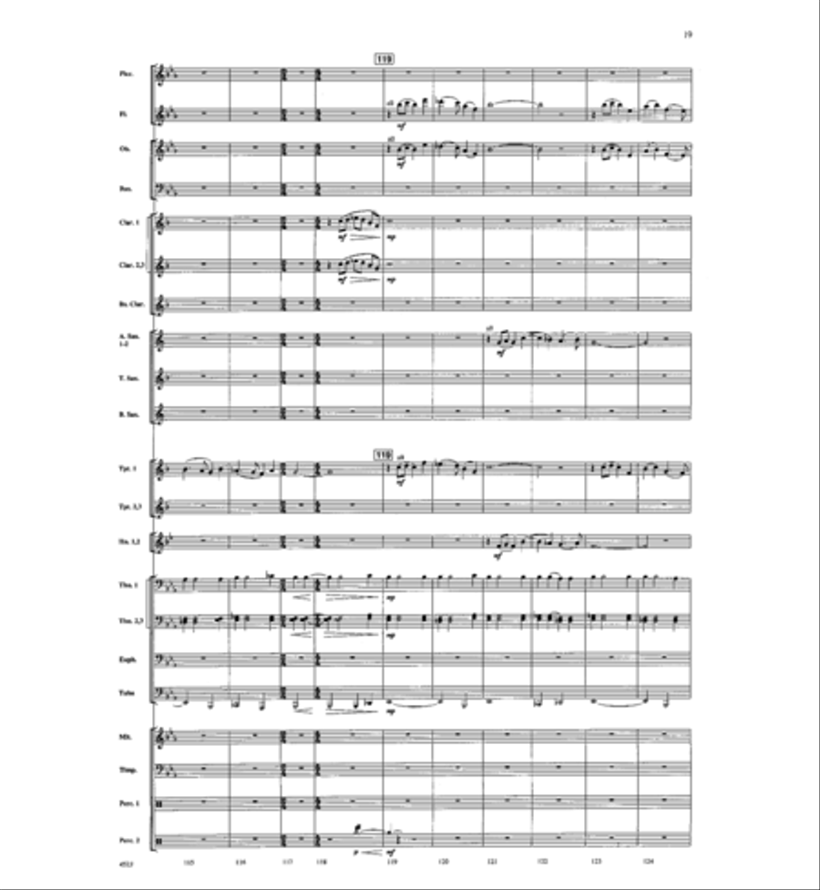 Skyscapes Skyscapes Concert Band scores gallery preview page 19