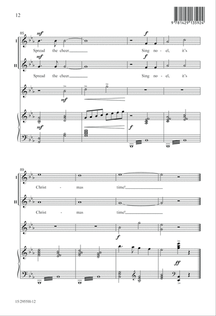 Ring the Bells, It's Christmas! 2-Part scores gallery preview page 12