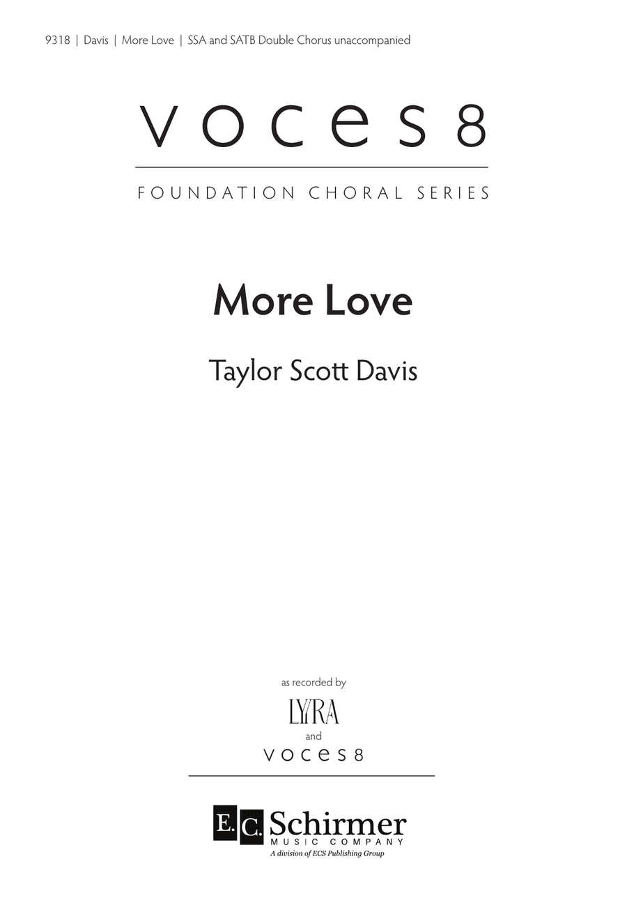 More Love SSA scores gallery preview page 1