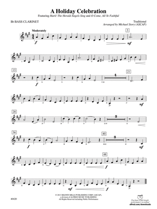 A Holiday Celebration: B-flat Bass Clarinet