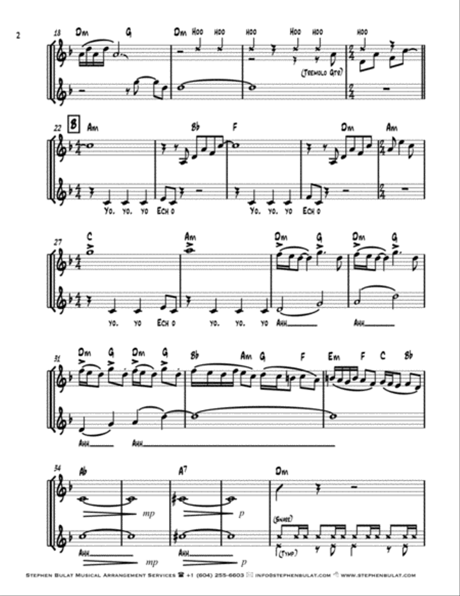 The Ecstasy Of Gold Large Ensemble scores gallery preview page 3