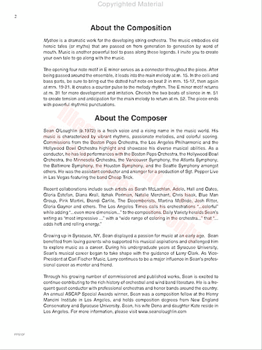 Mythos Concert Band scores gallery preview page 3