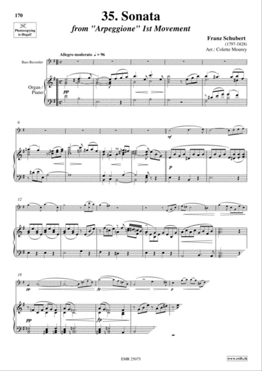 40 Greatest Classic Hits Vol. 4 Bass Recorder scores gallery preview page 7