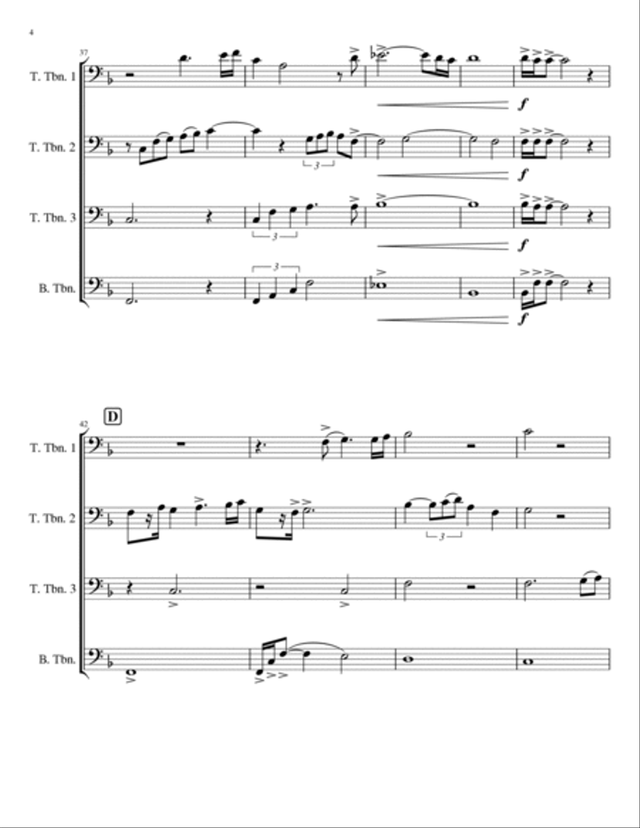 Rejuvenation Rejuvenation Brass Ensemble scores gallery preview page 5