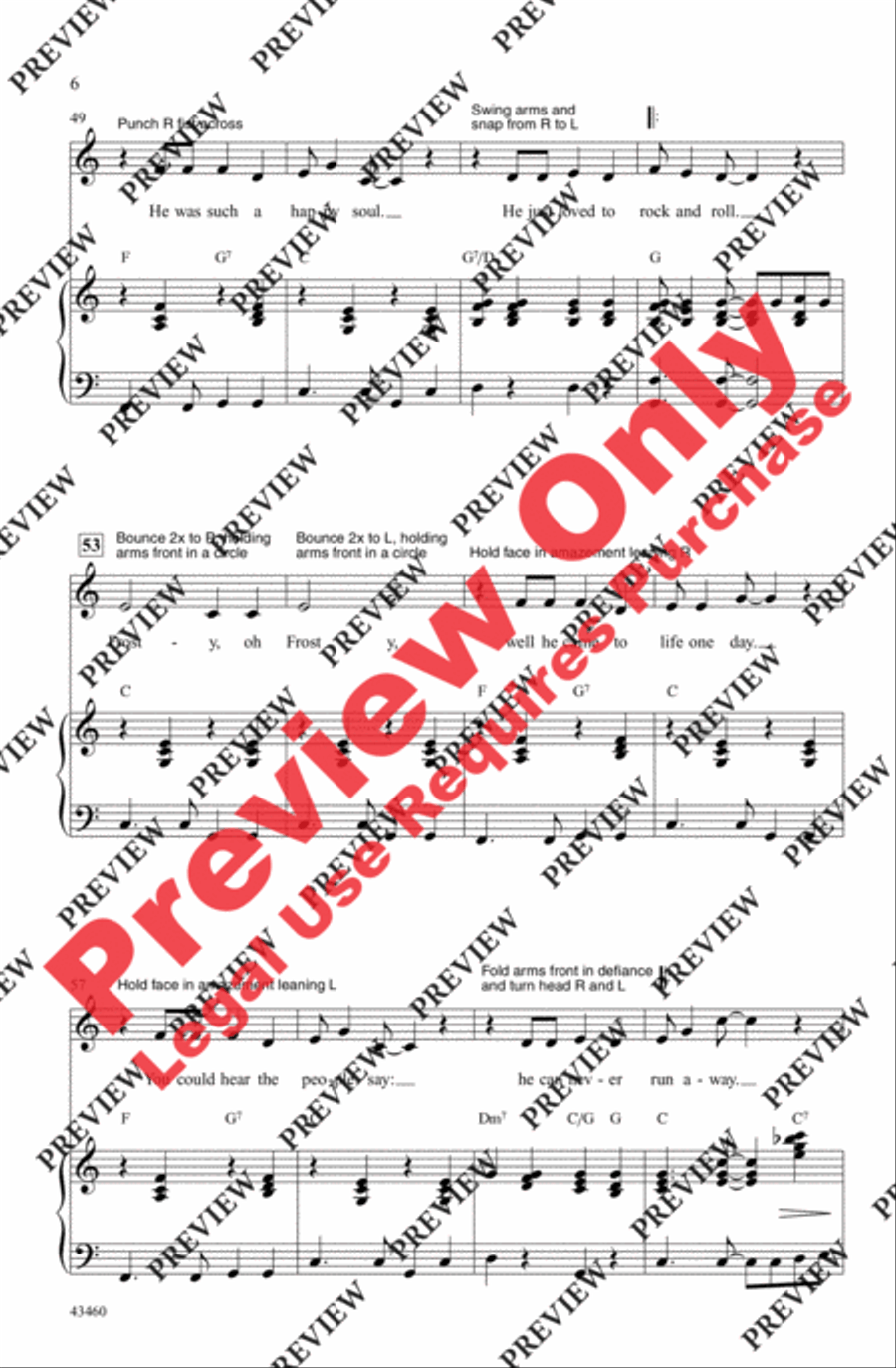 Frosty the Snowman 2-Part scores gallery preview page 6