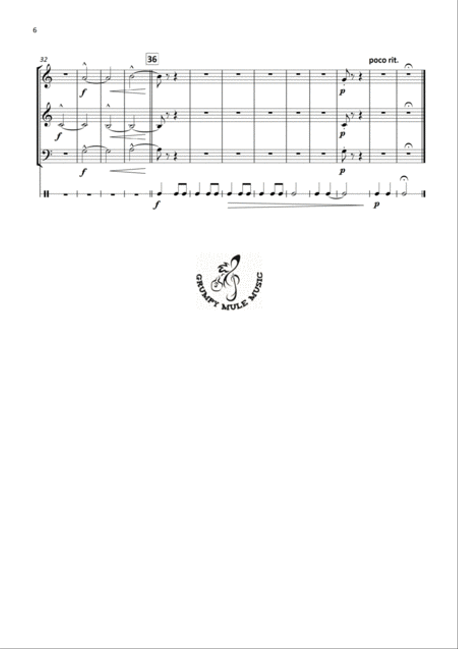 3 Clocks for 3 Brass 3 Clocks for 3 Brass Brass Ensemble scores gallery preview page 6