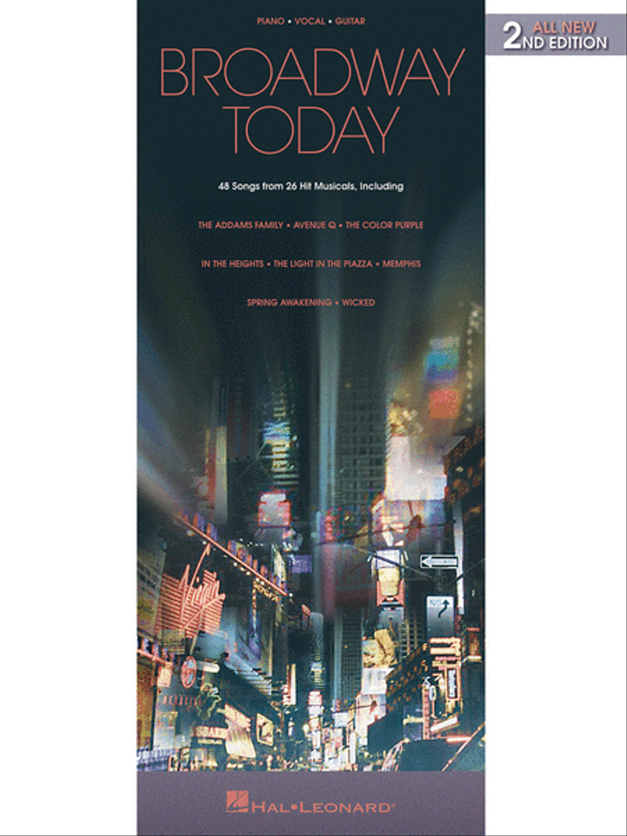 Broadway Today - All-New 2nd Edition Piano, Vocal, Guitar scores gallery preview page 1