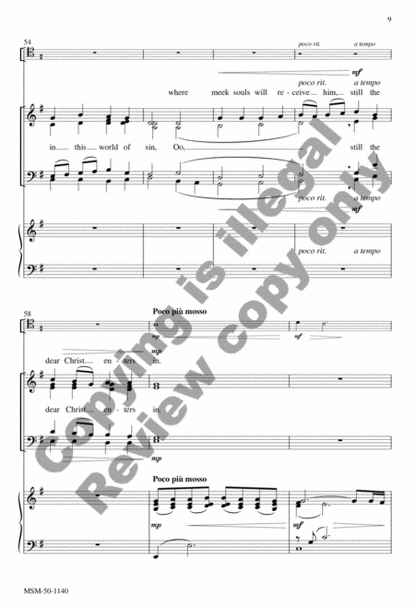 O Little Town of Bethlehem (Choral Score) image number null