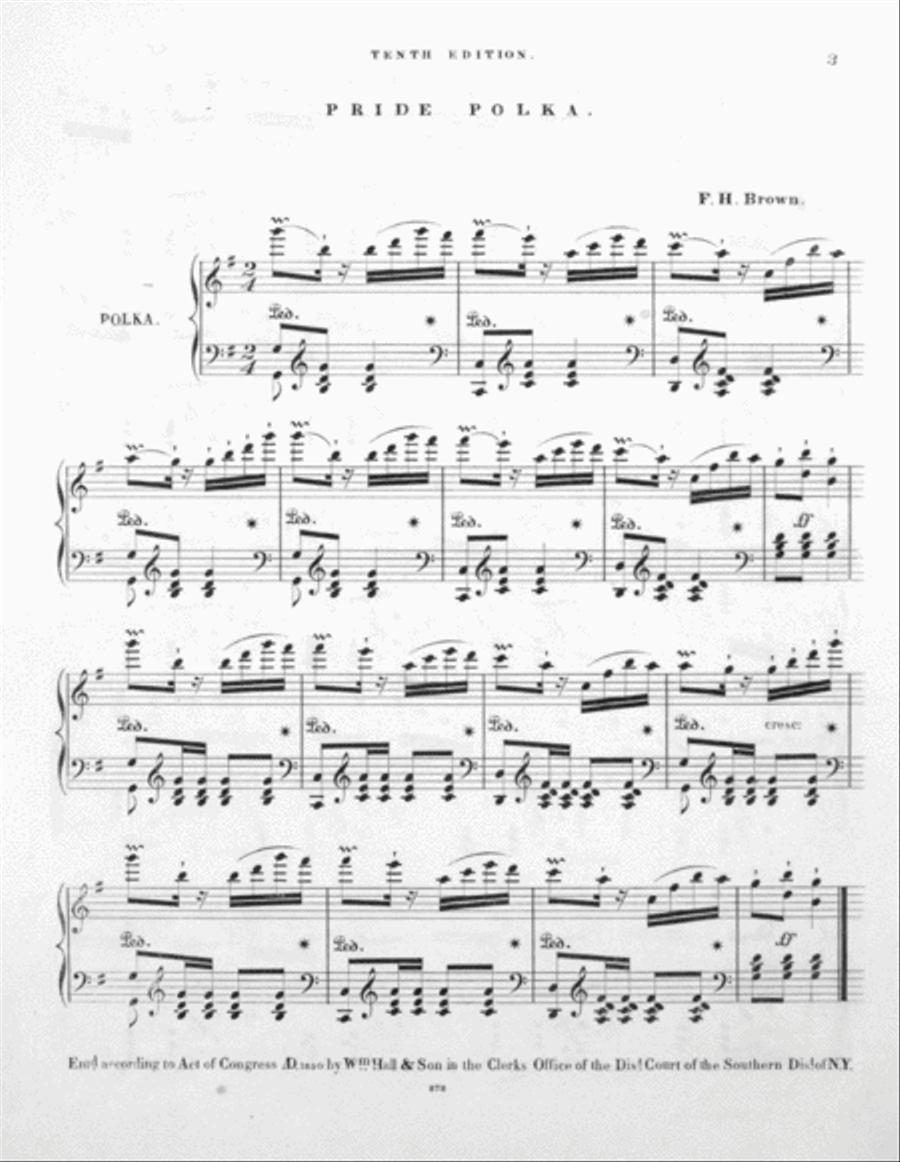Pride Polka Piano Solo scores gallery preview page 2