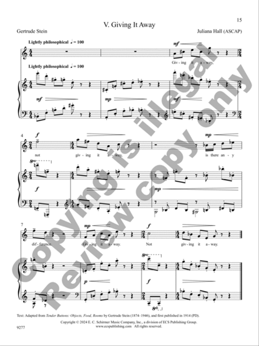 Nine Steins Soprano Voice scores gallery preview page 7