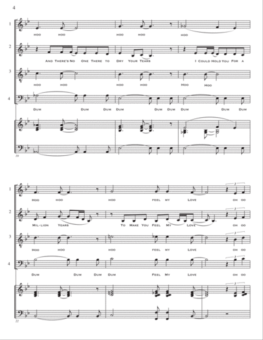 To Make You Feel My Love To Make You Feel My Love 4-Part scores gallery preview page 5