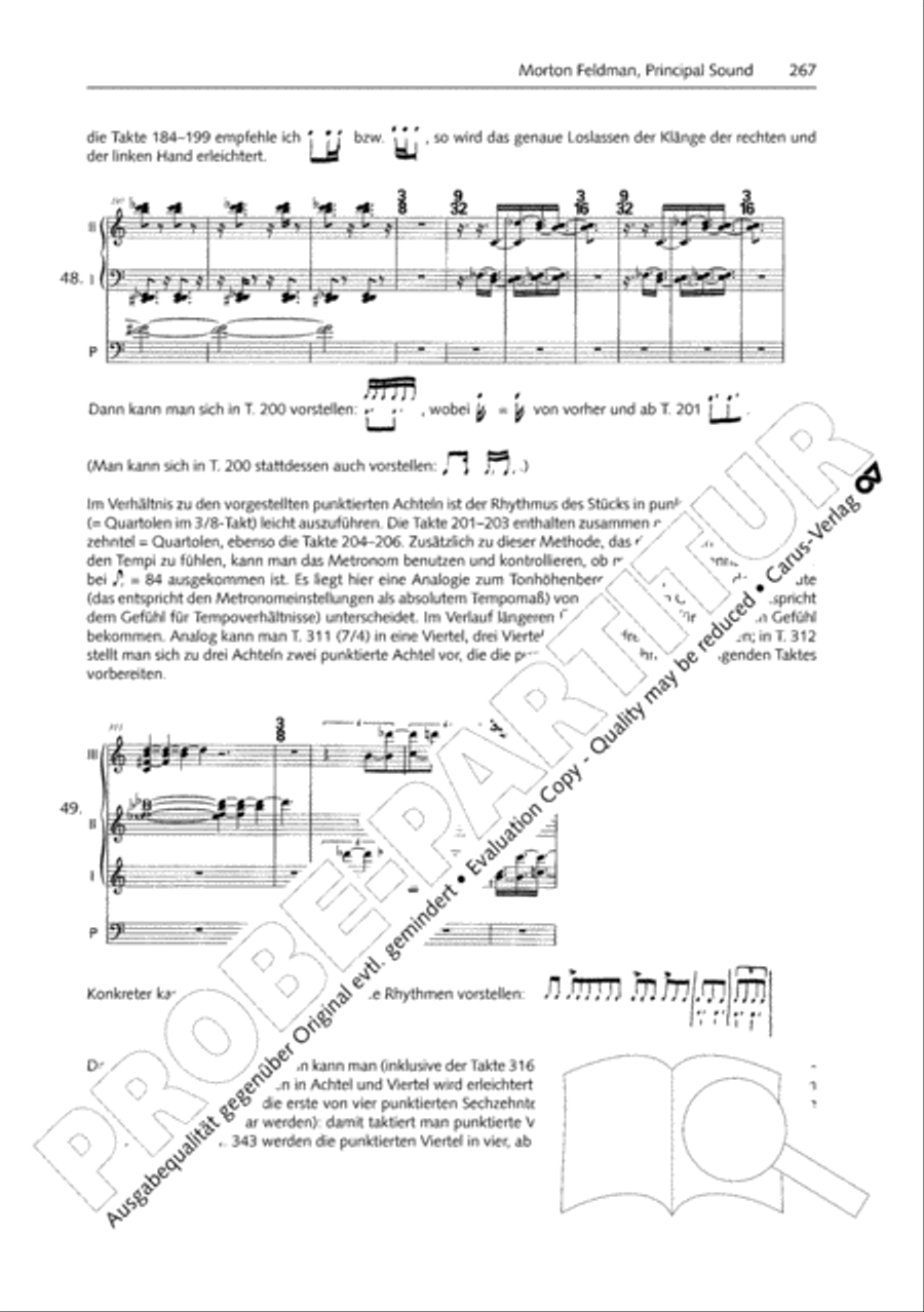 Orgelschule zur historischen Auffuhrungspraxis Organ Solo scores gallery preview page 268