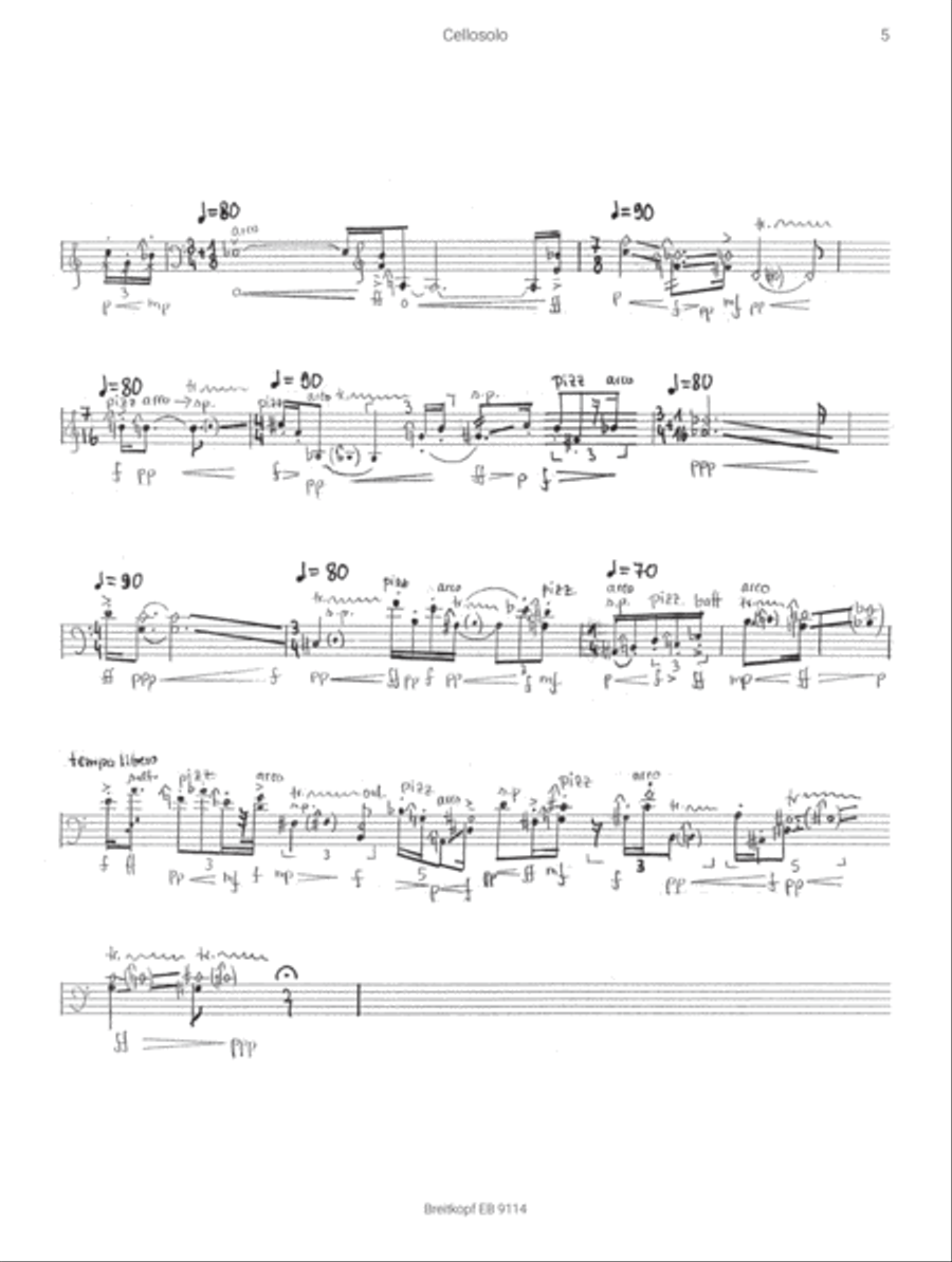 Cellosolo Cello Solo scores gallery preview page 3