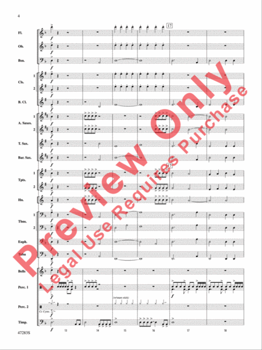 Red Giant Red Giant Concert Band scores gallery preview page 5