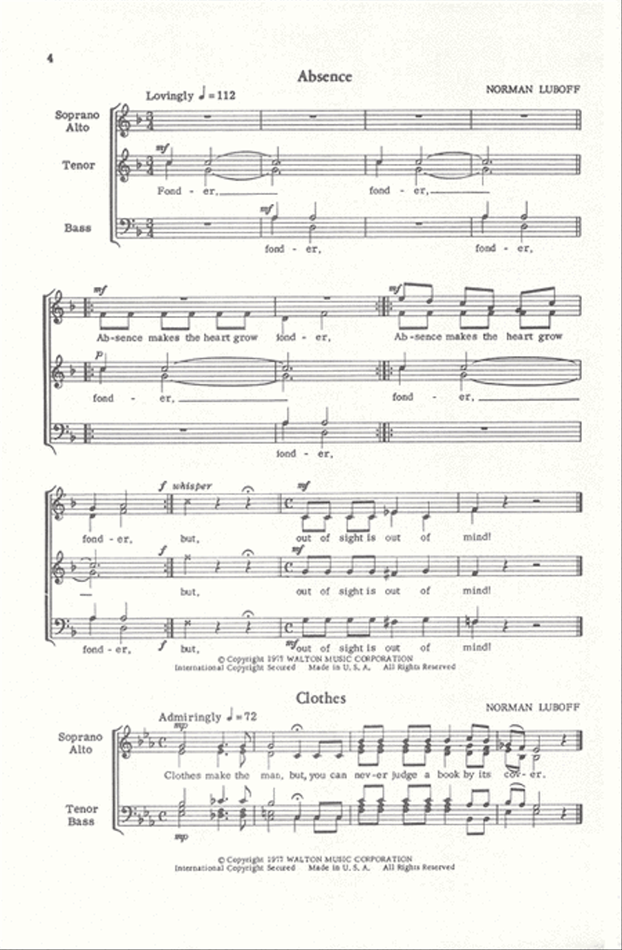 The Proverbial Contradictions of Life Divisi scores gallery preview page 4
