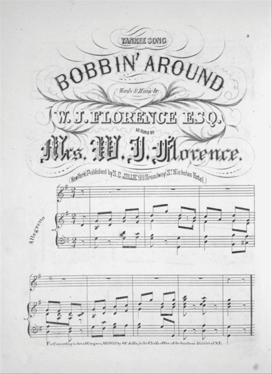The Yankee Song. Bobbin' Around Voice scores gallery preview page 2