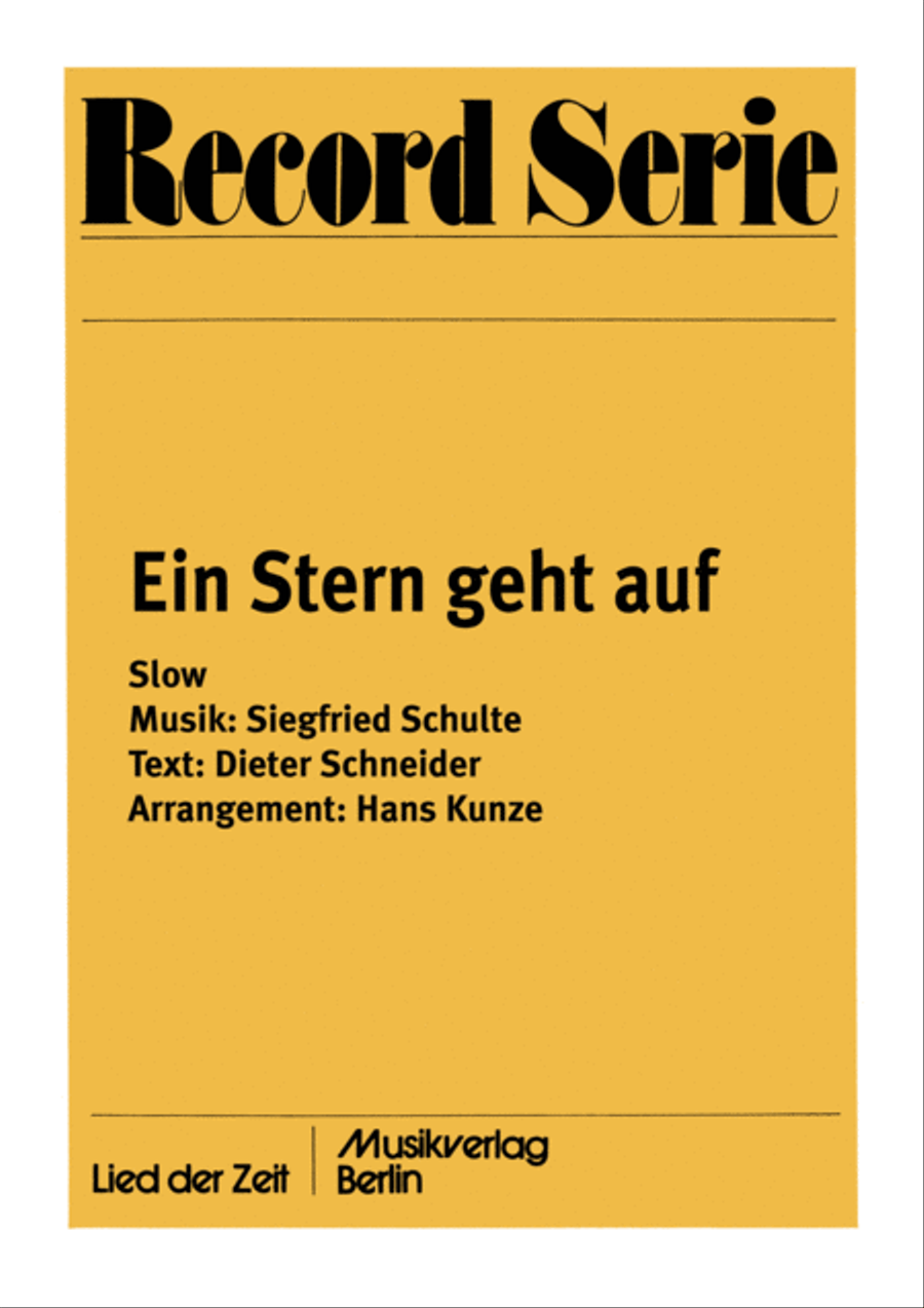 Ein Stern geht auf Trombone scores gallery preview page 1