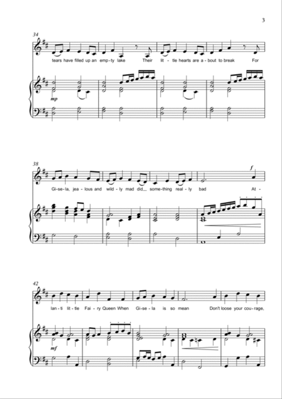The Witch of Woccabocca - Atlanti the Fairy Queen Voice scores gallery preview page 3