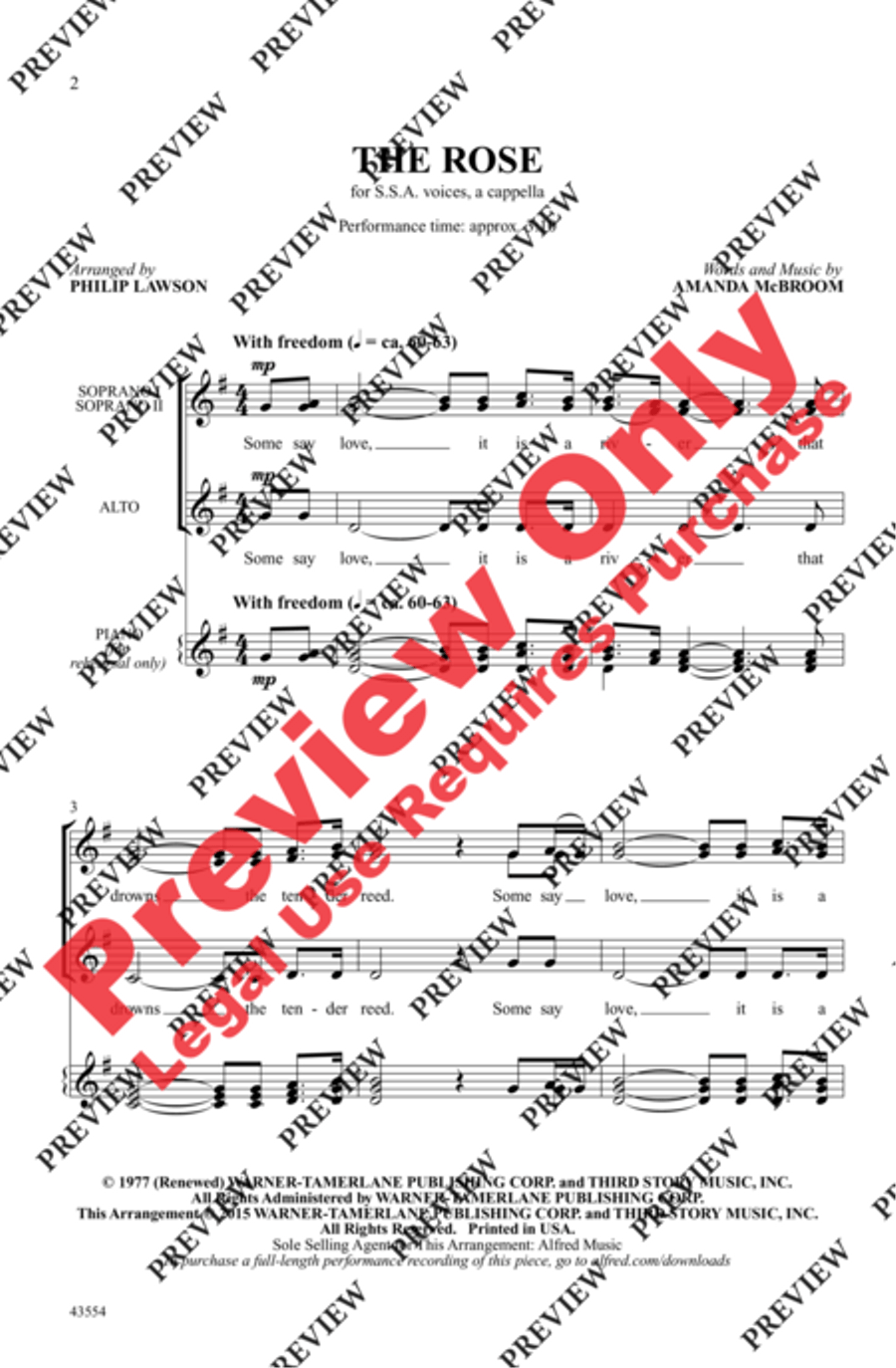 The Rose Women's Choir scores gallery preview page 2