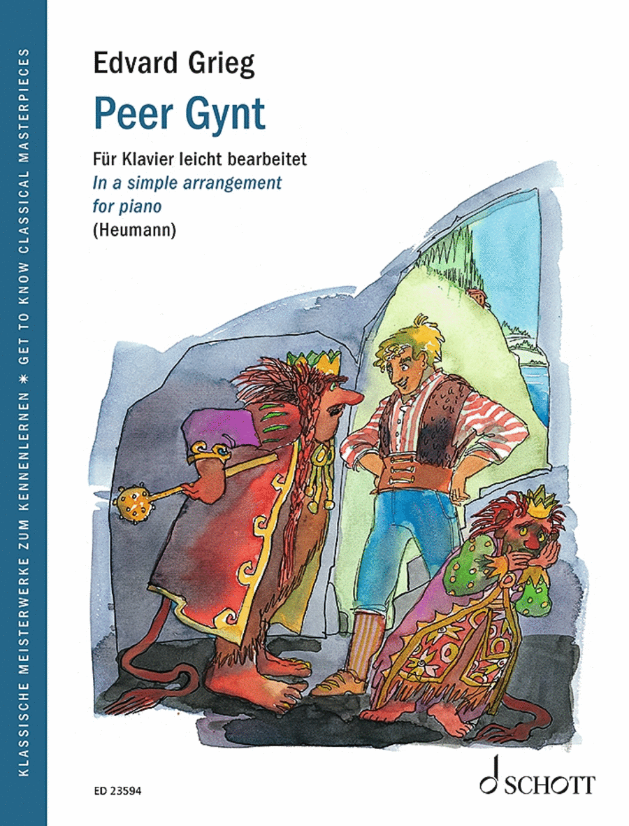 Peer Gynt Simple Arrangement for Piano Piano Solo scores gallery preview page 1