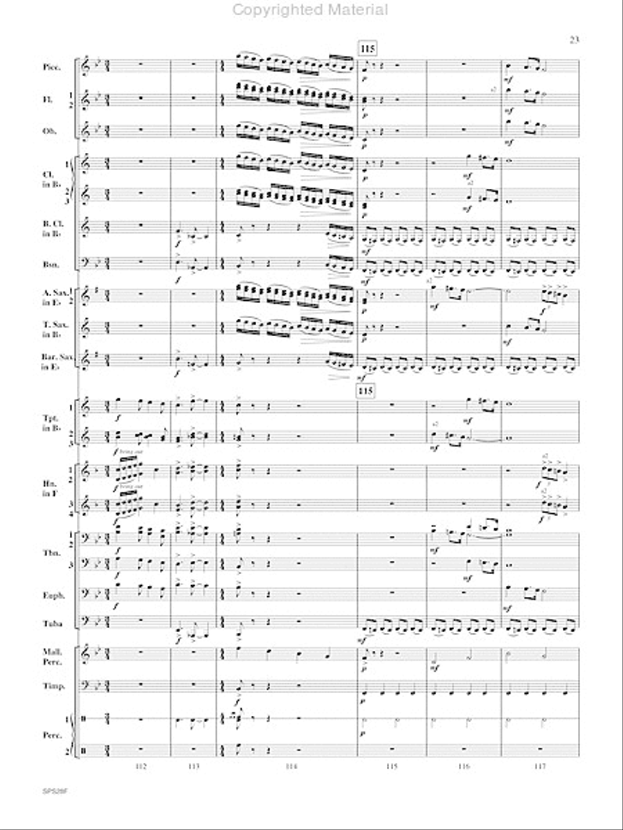 Holiday Portraits Holiday Portraits Concert Band scores gallery preview page 24